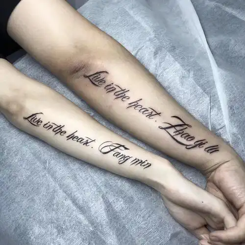 tattoospace情侣纹身