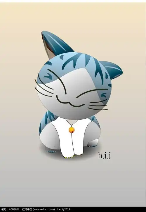 免费素材 矢量素材 矢量人物 卡通形象 甜甜私房猫卡通矢量动物插画