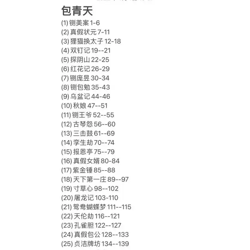 这版的包青天是80后眼里最经典的一部,里面所有的故事大家都喜欢看哪