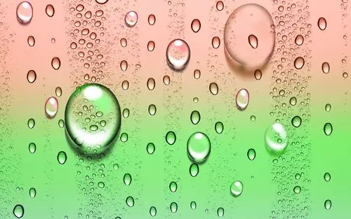 精选简约背景下的透明水珠气泡高清个性创意图片壁纸下载(1)