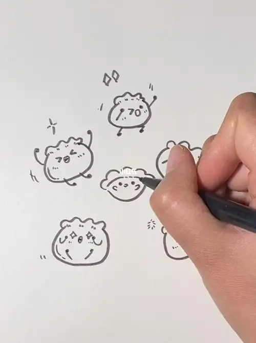 今天是要吃饺子的吗?饺子简笔画来咯