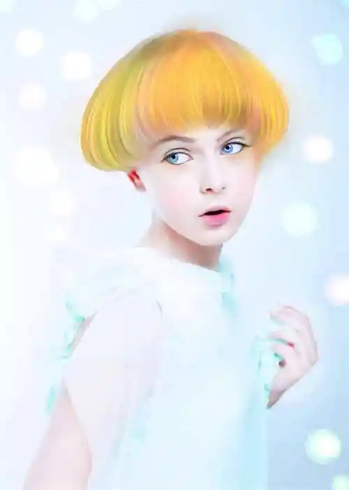 长发美女照片转手绘 手绘 转手绘 外国美女转手绘