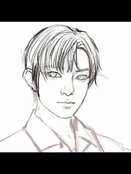 易烊千玺绘画步骤图