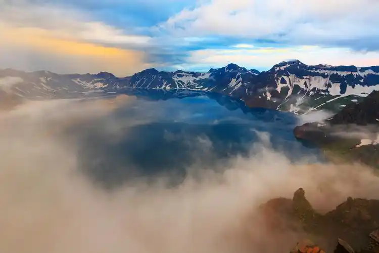 长白山北景区春季自然风光.