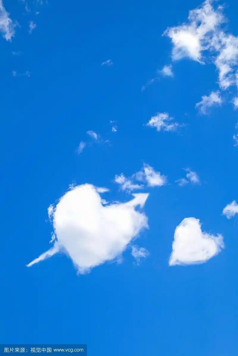 创意心形云朵