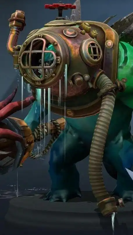 dota2皮肤赏析 潮汐猎人洪流面罩