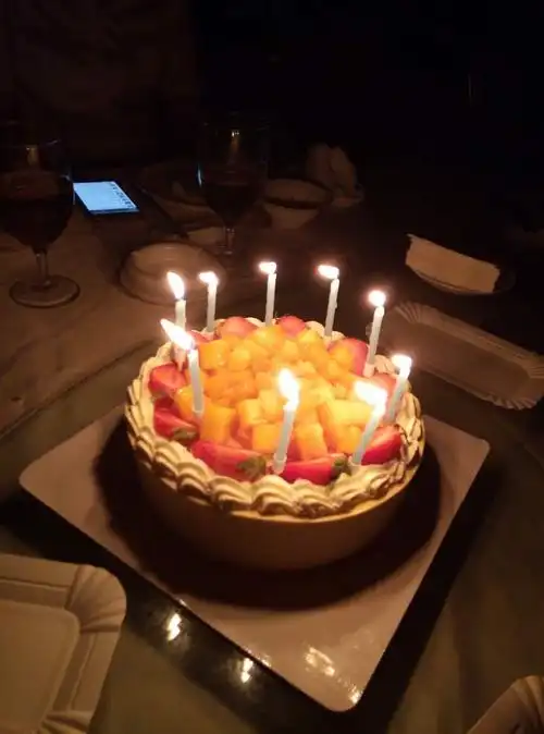 重要时刻来了,生日蛋糕出场了,美美的蛋糕.