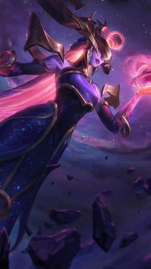lol英雄联盟 冰霜女巫 丽桑卓 lissandra 暗星女王 手机壁纸