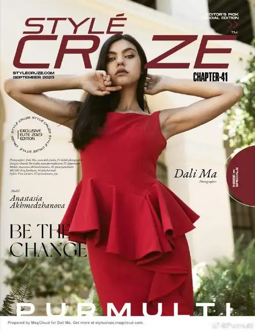 purmulti登上美国时尚杂志 stylecruze封面#以国际视國 观艺术置览