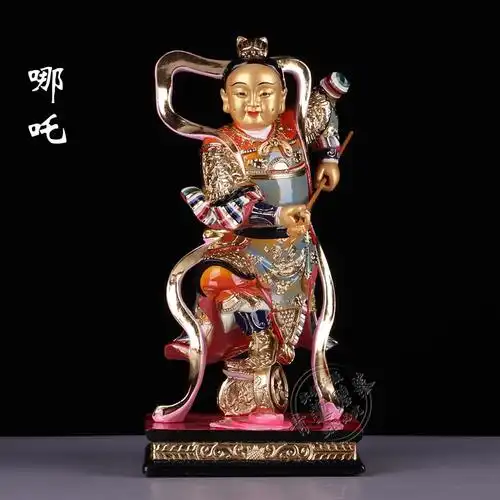 元帅五营神像道教树脂极彩康元帅将军杨戬赵中坛摆件