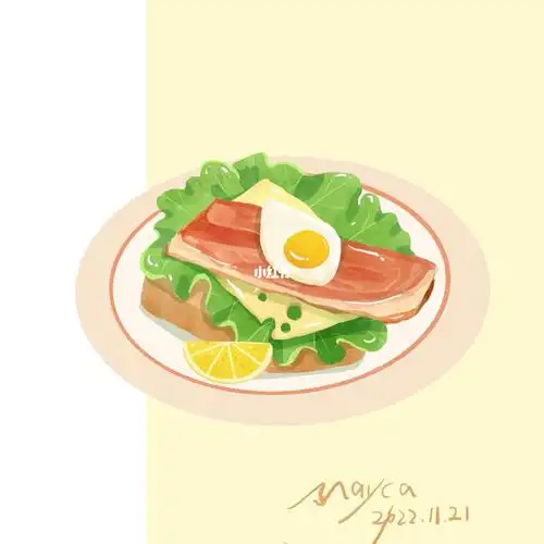 素材来源:小红书#画画的日常  #笔记灵感  #美食插画  #薯队长@薯条小