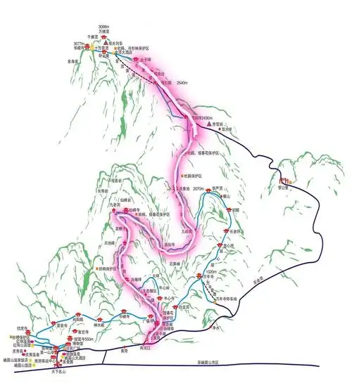 此处提醒大家,订酒店的时候千万要注意,一般很多酒店写的是清音阁景区