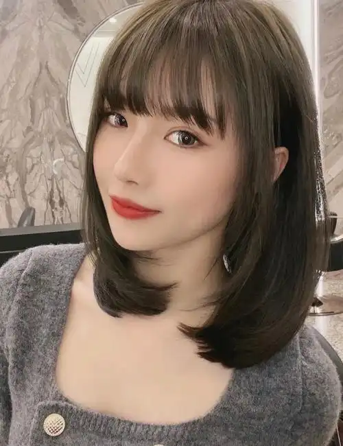 97温柔又显白的茶棕色,黄皮妹纸也能驾驭这个颜色不用漂直接染光泽