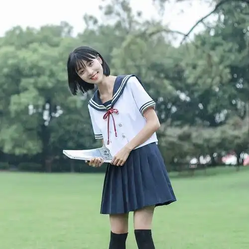 日系海军风水手女学生jk制服毕业班短袖校服软妹jk