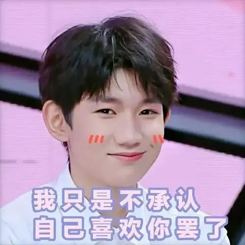 王源搞笑表情包:刚哥说他只是不承认,他自己喜欢你而已
