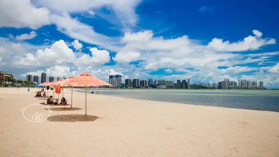 珠海|唐家湾,中大对面一个免费的沙滩,散散步不错