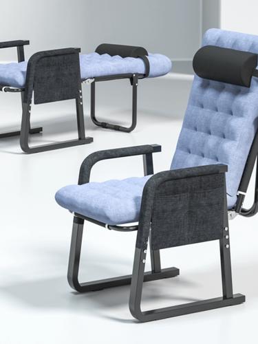 折叠躺椅午休午睡夏季家用沙滩便携阳台休闲靠椅子床靠背懒人沙发