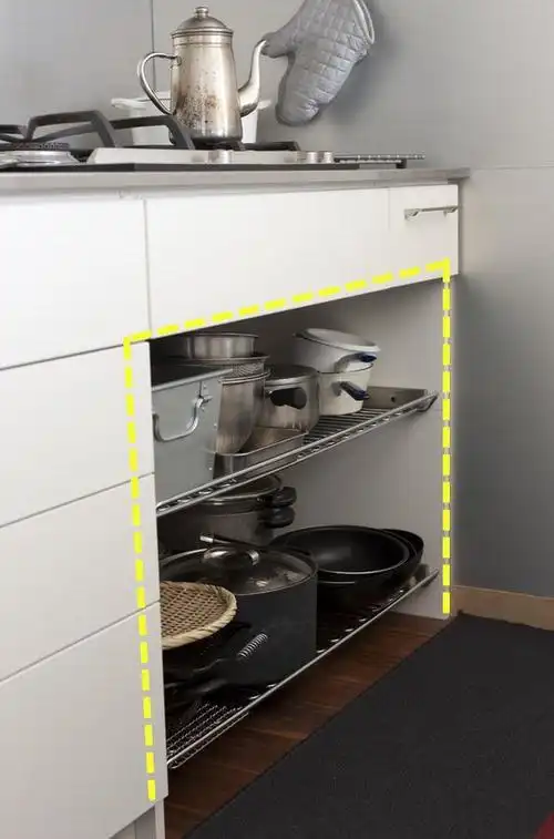 跟韩国博主学厨房整理技巧橱柜抽屉换成3个拉篮能收纳能沥水