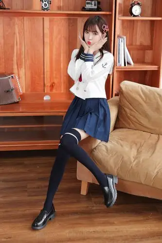 高筒长袜竖条大腿袜秋冬新款jk过膝袜日系高筒袜长筒袜棉女袜