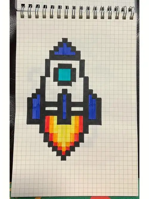 a5 / b5#像素画  #像素画教程  #手绘临摹  #像素画临摹  #像素画打卡