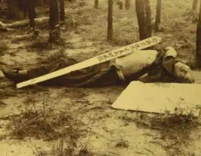 穿着蓝花条粗布裤子光着脚丫子上刑场去枪毙死刑犯图片(胆小不要看)