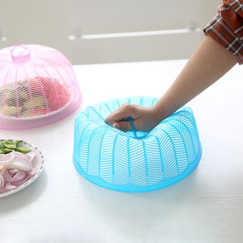 厨房防蚊虫饭菜罩塑料实用饭桌歺日用品家庭蟑螂生活小号圆形居家