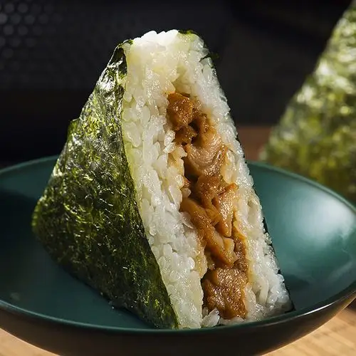 商用米饭鸡肉寿司速冻三角海苔饭团