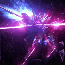 壁纸截图《无限正义高达动态壁纸》是一款帅气的高达机体动态壁纸