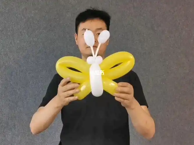 气球培训气球蝴蝶造型教程