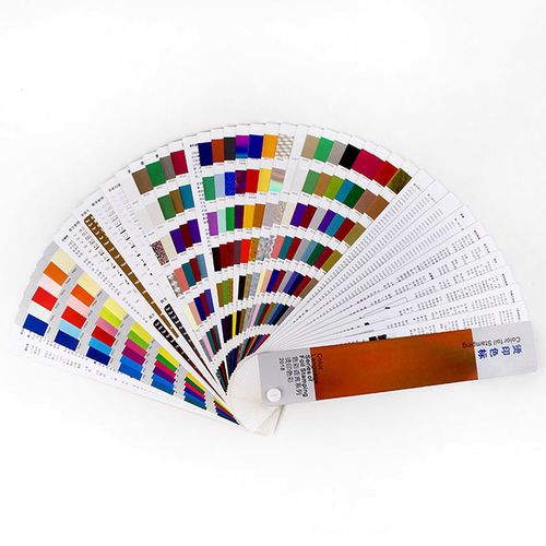 烫印色标色卡 烫银烫金印刷标准色卡c卡烫印色彩印刷工艺样本