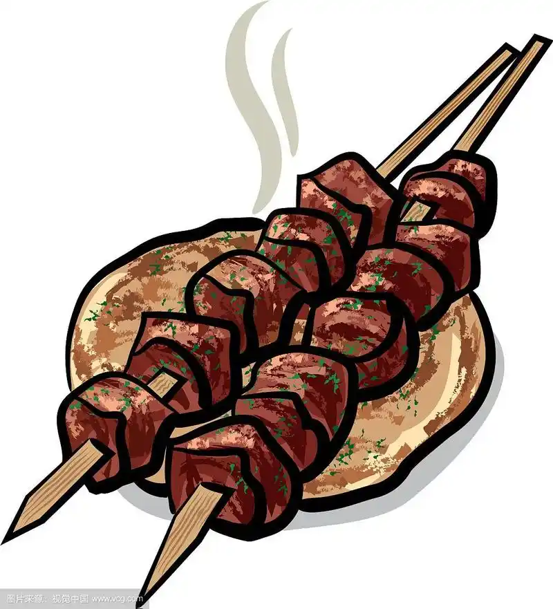 肉烤肉串