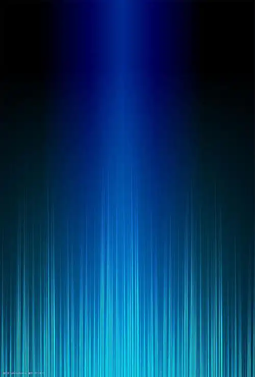 蓝色质感科技光线海报