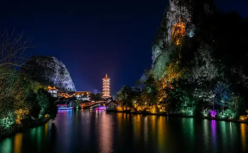 桂林山水甲天下,香格里拉甲桂林