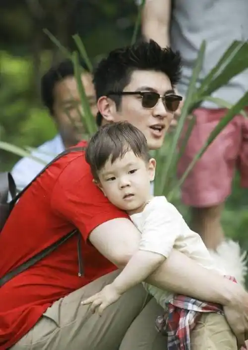 嗯哼大王长大了,变双眼皮越来越像霍思燕,要比爸爸杜江还帅了!