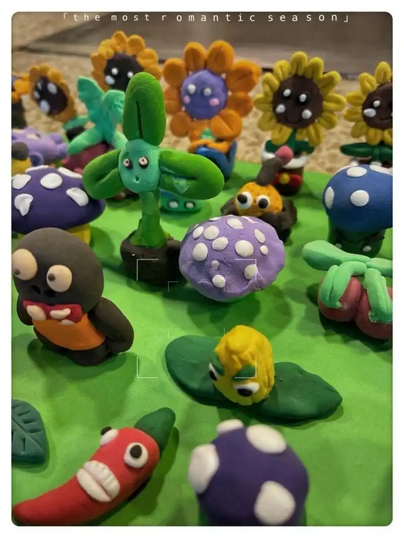 儿童超轻粘土素材| 植物大战僵尸 7015植物大战僵尸超轻粘土制作