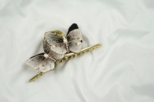 古风刺绣抓夹苏绣加法绣中国风高级感气质仙女头饰夹子鲨鱼夹女