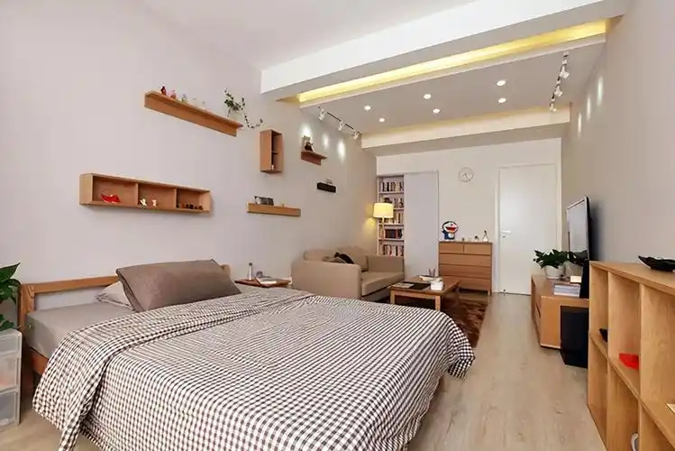 50平一室公寓装修 小户型这样装很实用