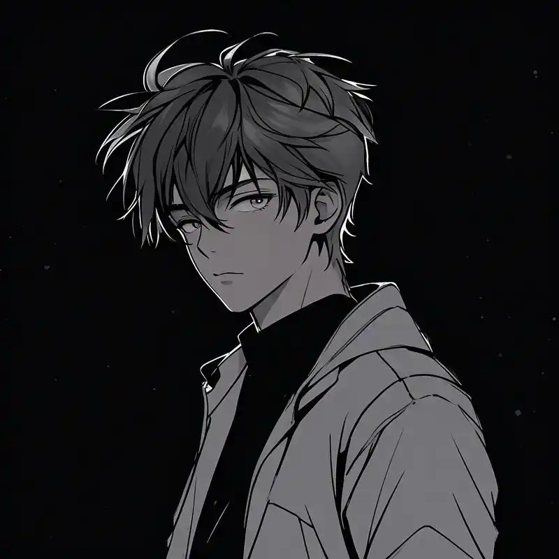 暗黑系男生头像,动漫风格你爱了吗?94