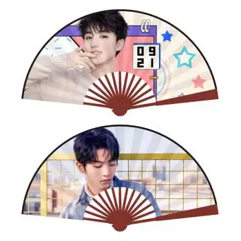 刻晴温迪魈扇子cosplay同款双面古风夏季文字折扇子创意礼品王俊凯