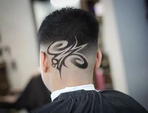 男士创意雕刻发型