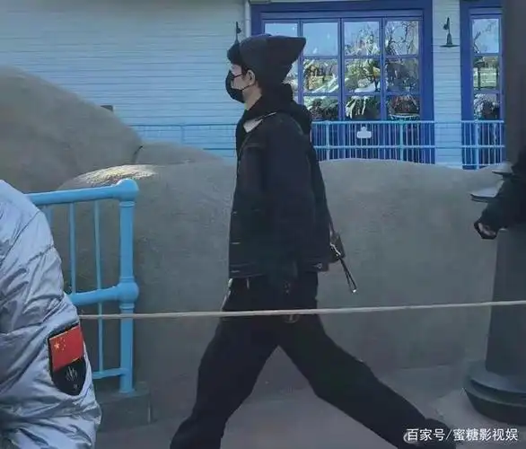 劈叉式走路,算肖战的一个特点了,毕竟, 晚会,他健步如飞.