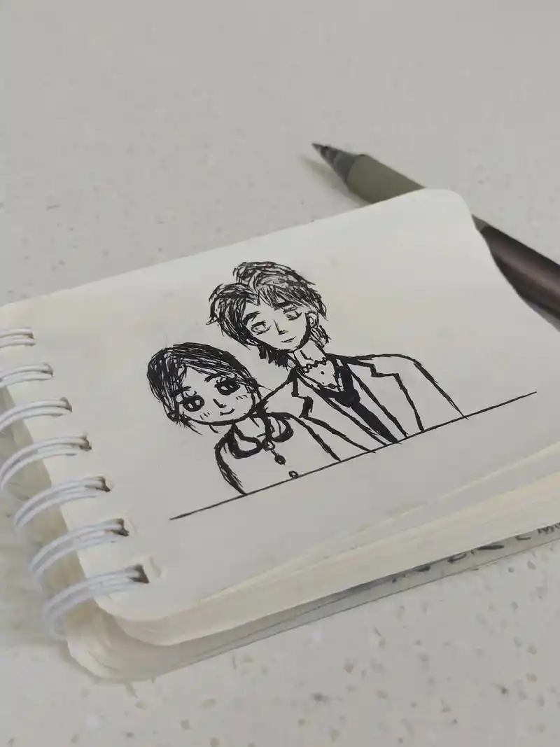 蔡徐坤 #ikun #简笔画 好朋友画的坤和我 真的好好看 - 抖音