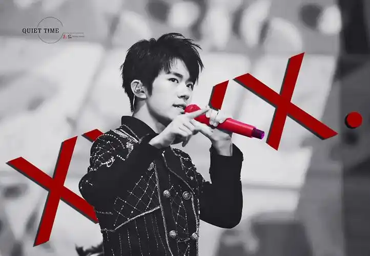 渔夫帽小哥哥易烊千玺上线自创个性签名xxxx时尚品味爆棚潮范儿十足