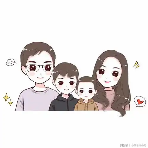 一家三口四口个性微信头像有你喜欢的吗