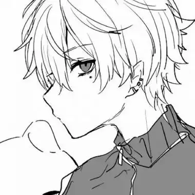 帅气黑白男头(图6)