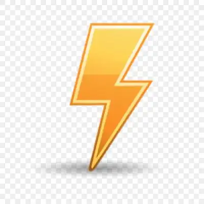 闪电图标元素