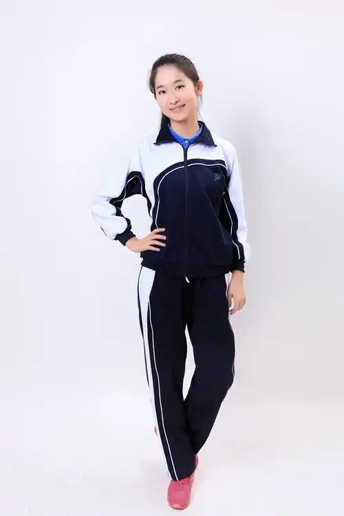 深圳市校服莎臣豹中学生校服女中冬运动外套155cm