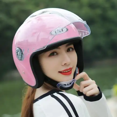 dfg电瓶电动摩托车头盔四季通用