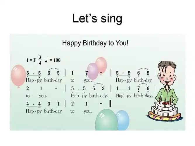 lesson t happy birthday to you!