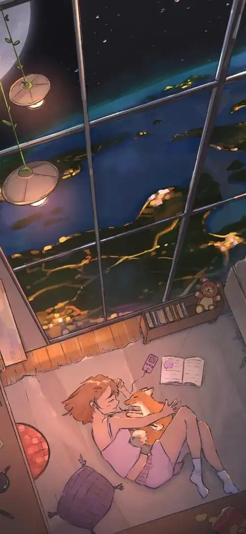 高清动漫背景壁纸,动漫背景图高清壁纸(小清新温暖动漫插画壁纸)